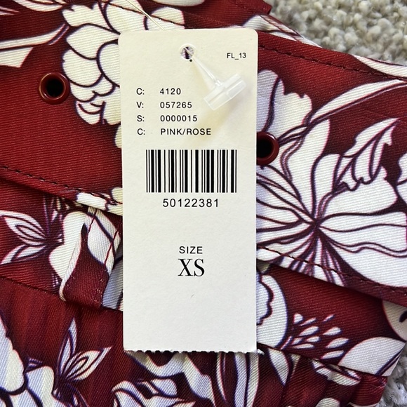 anthropologie delfi collective carlyn pleated midi skirt xs nwt - Picture 7 of 7